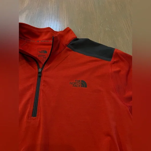 North Face Men’s Kilowatt 1/4 ZIP Pullover Medium - Picture 2 of 5